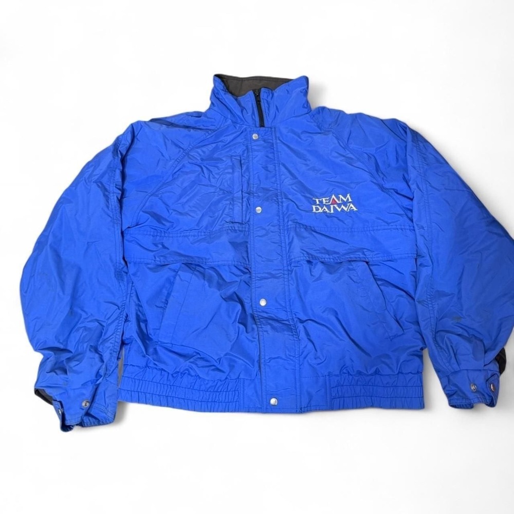 Vintage‎ Team Daiwa Blue Snow Windbreaker Outdoor Jacket